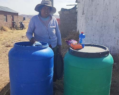 PERÚ: TANQUE DE AGUA PARA UNA FAMILIA